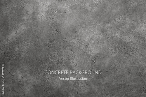 Fotomural Vector gray concrete texture. Stone wall background.