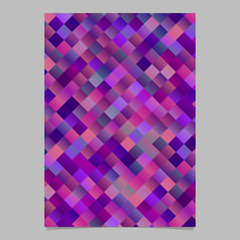 Poster - Gradient trendy square page background template - abstract vector stationery graphic design