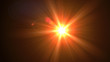© cplani - Bright orange lense flare