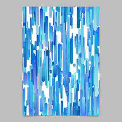 Poster - Abstract modern vertical gradient rounded stripe pattern card background template graphics