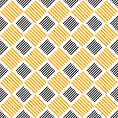 Poster - Abstract repeating square pattern background design - color vector graphic