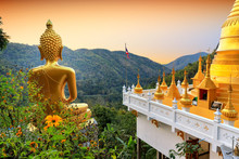 Golden Buddha Statue View Point