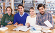 © JackF - group of students preparing together for exam