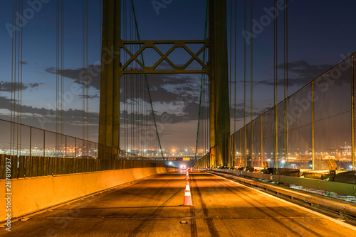 Highway maintenance traffic...