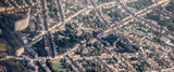Fototapeta Na sufit - High aerial panorama of historic Brussels, Belgium.