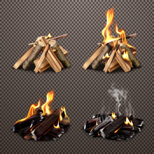 Campfire Stages Of Burning