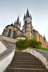 Wall Mural - Church of Saint Nicholas in Cheb town, travel Czech 