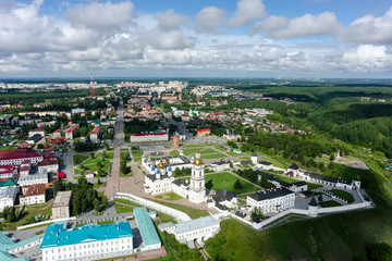 Wall Mural - Aerial view onto Tobolsk Kremlin. Russia