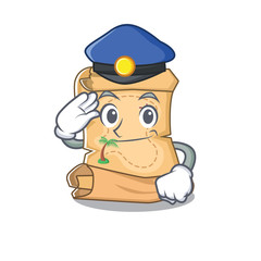 Sticker - Police treasure map in the character shape