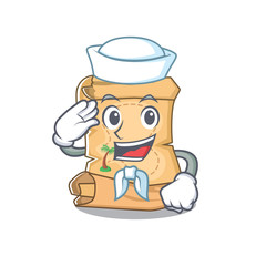 Sticker - Sailor treasure map in the character shape