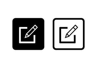 Poster - Edit icon, Pencil icon, sign up Icon vector. symbol for web site Computer and mobile vector.
