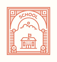 Poster - SCHOOL ICON CONCEPT