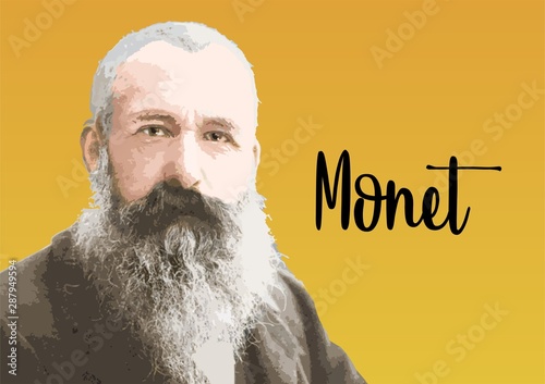 Fototapety Claude Monet  portret-claude-39-a-moneta