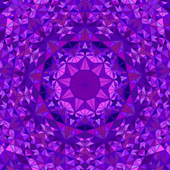 Poster - Geometrical dynamic mosaic background - hypnotic circular colorful vector design from triangle polygons