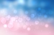 © Olga - Abstract blurred vivid spring summer light delicate pastel pink blue bokeh background texture with bright soft color circles and glowing stars. Card concept. Beautiful backdrop illustration.