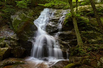 Wall Mural - Crabtree Falls, located in Nelson County, is one of the most popular waterfalls in the state of Virginia.