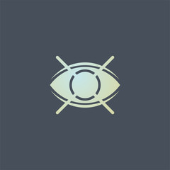 Poster - Blindness eye icon