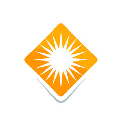 Wall Mural - sun light logo. summer sign symbol. icon vector eps 10.