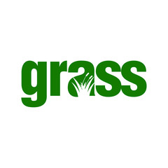 Wall Mural - grass logo. leaf symbol. icon vector eps 10.