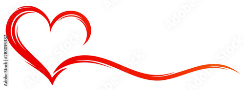 Cuadros en Lienzo The stylized symbol with red heart.