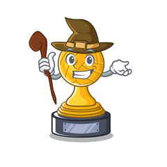 Sticker - Witch volleyball trophy in the character shape