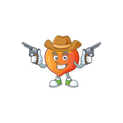 Poster - Cowboy nectarian fresh cartoon character with mascot