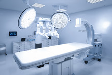 Modern Operating Room With Table And Chairs