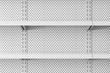 © ImageFlow - Close up of empty supermarket shelves
