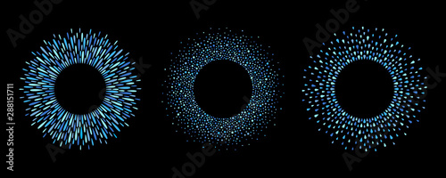 Fotografía Round frames set, collection