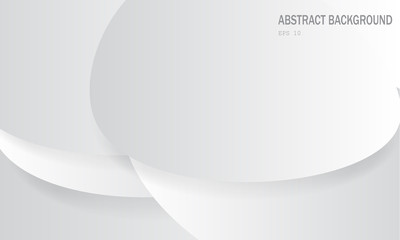 Wall Mural - Abstract white and gray gradient background.geometric modern design