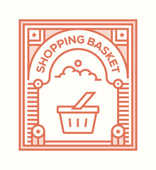 Poster - SHOPPING BASKET ICON CONCEPT