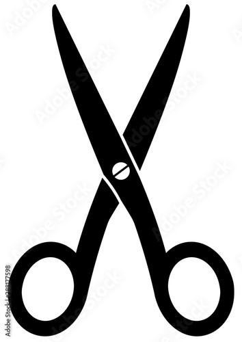 Fotografía gz457 GrafikZeichnung - german: Schere Symbol