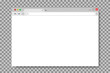 © RIMM_art - Browser window in mockup style. Empty website page. Mockup screen of browser window. Web page in flat style. Computer interface with tab. vector