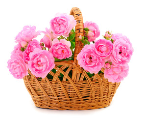 Wall Mural - Roses in the basket.