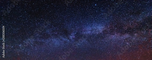 Cuadros en Lienzo Night photos in the Ukrainian Carpathian Mountains with a bright starry sky and
