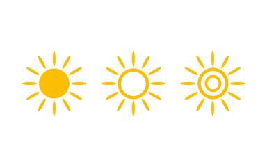 Poster - sun set icon symbol vector