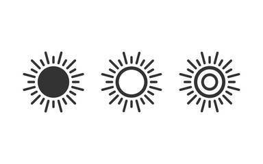 Poster - sun set icon symbol vector