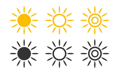 Poster - sun set icon symbol vector
