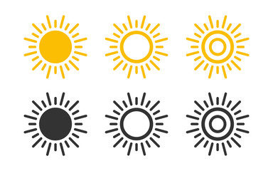 Poster - sun set icon symbol vector