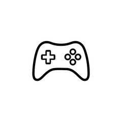 Poster - Game controller symbol icon vector for web and mobile