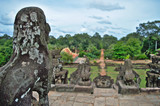 Fototapeta Do pokoju - View from the top of Bayon Temple in Angkor Wat Cambodia