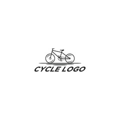 Wall Mural - Bicycle logo - for outdoor and adventure activities