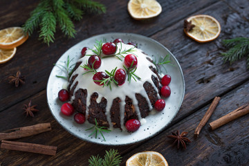 Wall Mural - Christmas Pudding