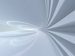 Abstract modern architecture background. 3D