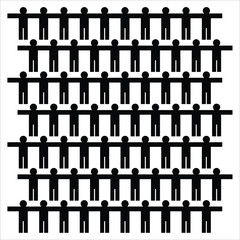 Wall Mural - human logo. healthy symbol. icon vector eps 10.