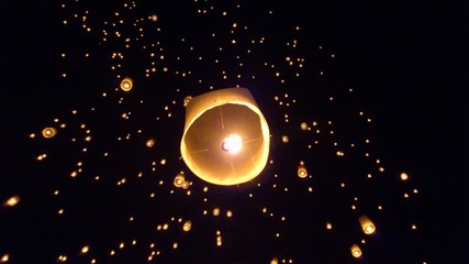 Loy Krathong festival in Thailand