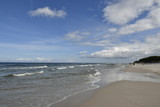 Fototapeta Morze - Late summer at the wonderful beach of Debki