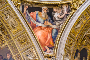  Interior of Santa Maria Maggiore in Rome Italy