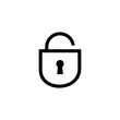 © OLYVIA - Lock vector icon. Lock symbol
