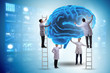 © Elnur - Team of doctors examining human brain